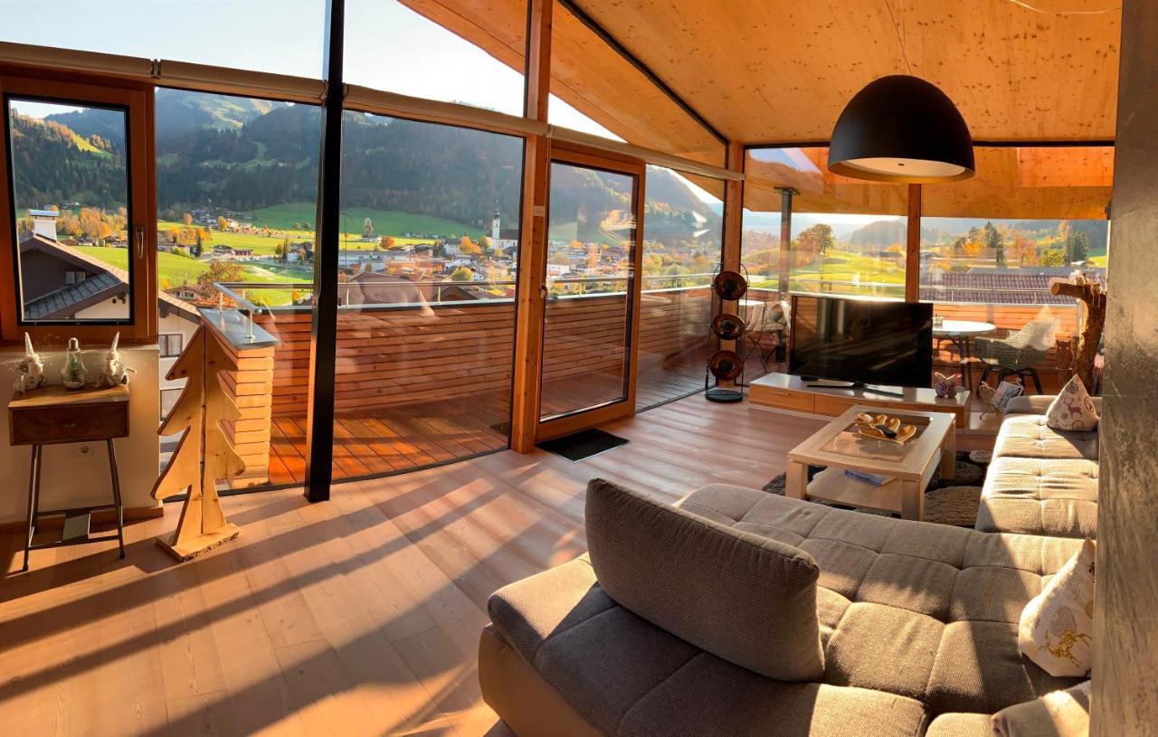 "Sunnseit" Appartement Söll Kültér fotó